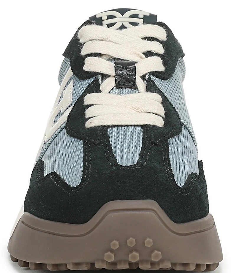 Sam Edelman Langley Suede and Mesh Signature Logo Retro Sneakers