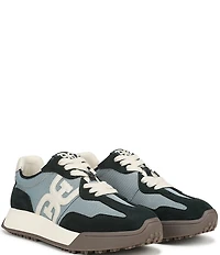 Sam Edelman Langley Suede and Mesh Signature Logo Retro Sneakers