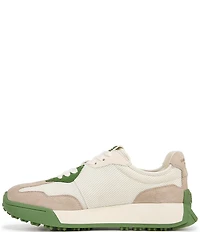 Sam Edelman Langley Suede Mesh Signature Logo Retro Sneakers