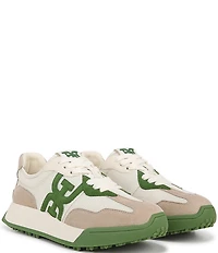 Sam Edelman Langley Suede Mesh Signature Logo Retro Sneakers