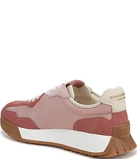 Sam Edelman Langley Suede Mesh Signature Logo Retro Sneakers