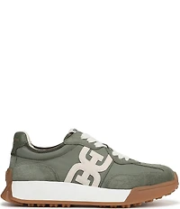 Sam Edelman Langley Suede Nylon Logo Detail Platform Retro Sneakers