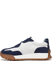 Sam Edelman Langley Suede Nylon Logo Detail Platform Retro Sneakers