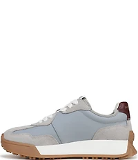 Sam Edelman Langley Suede and Nylon Logo Detail Platform Retro Sneakers