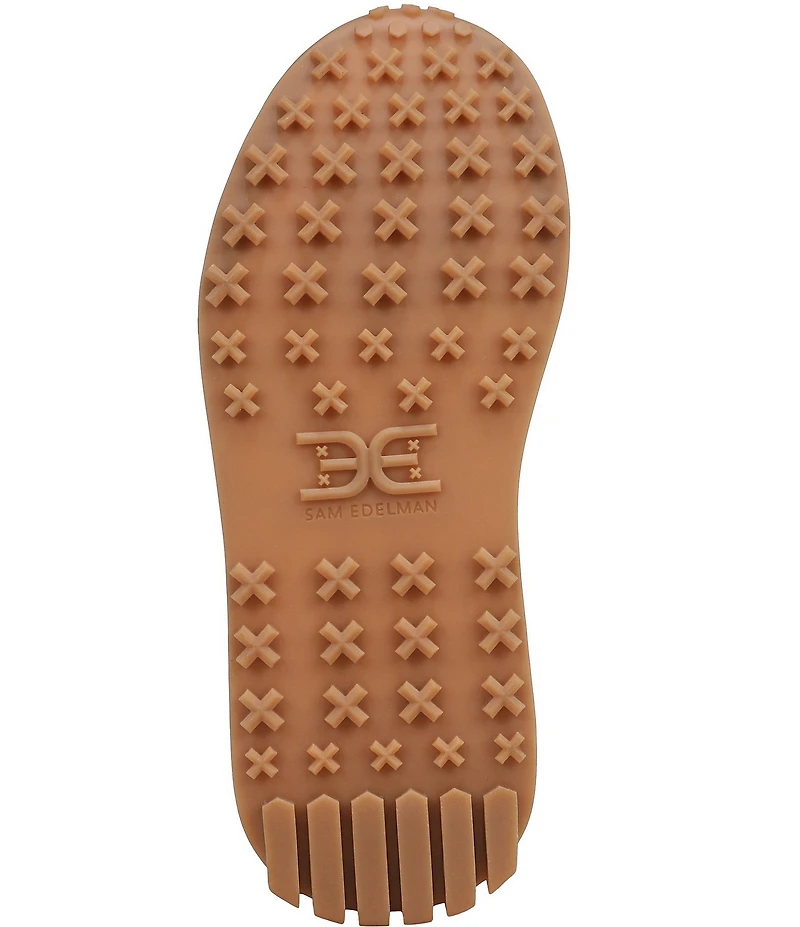Sam Edelman Langley Suede and Nylon Logo Detail Platform Retro Sneakers