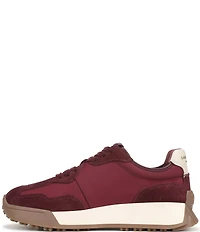 Sam Edelman Langley Suede and Nylon Logo Detail Platform Retro Sneakers