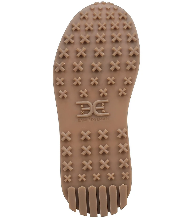 Sam Edelman Langley Suede and Nylon Logo Detail Platform Retro Sneakers