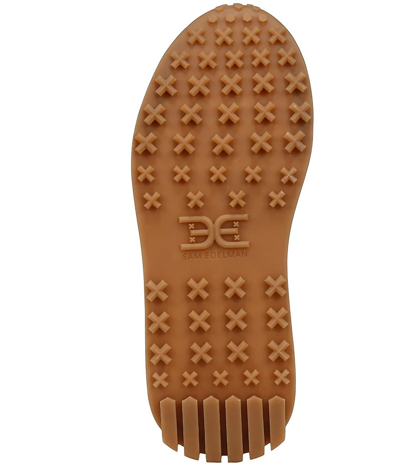 Sam Edelman Langley Suede Nylon Logo Detail Platform Retro Sneakers