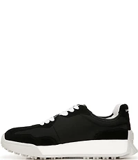 Sam Edelman Langley Suede Nylon Logo Detail Platform Retro Sneakers