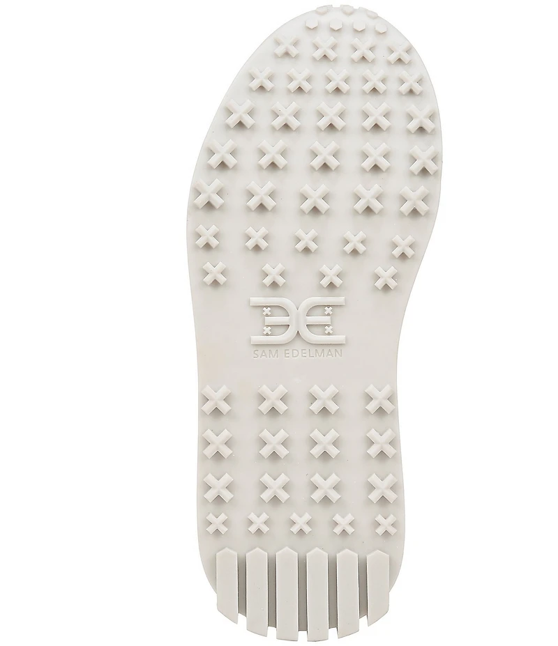 Sam Edelman Langley Suede Nylon Logo Detail Platform Retro Sneakers