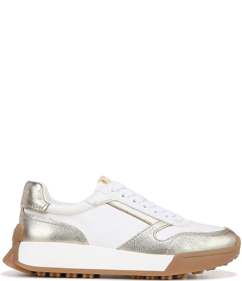 Sam Edelman Layla Metallic Leather Retro Sneakers