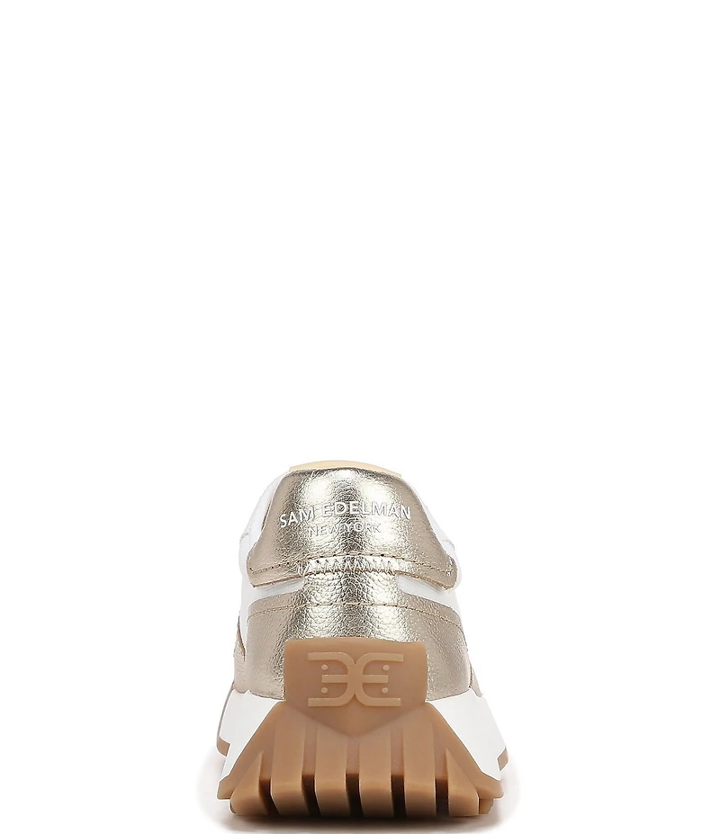 Sam Edelman Layla Metallic Leather Retro Sneakers