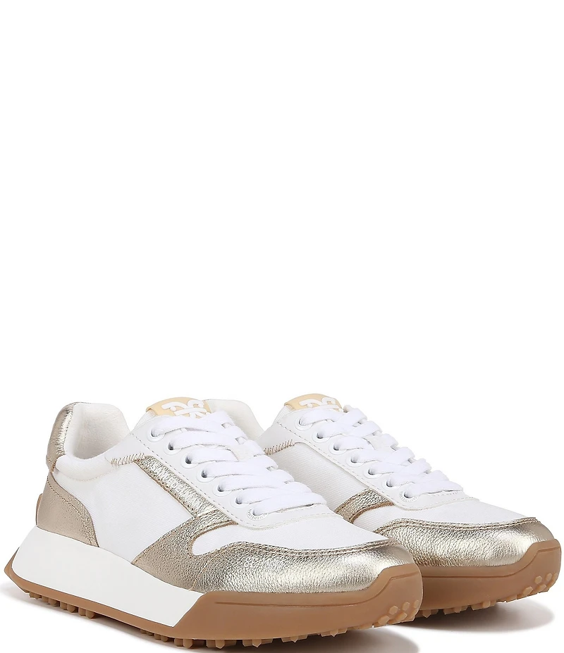 Sam Edelman Layla Metallic Leather Retro Sneakers