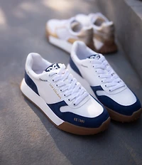 Sam Edelman Layla Suede and Nylon Retro Sneakers