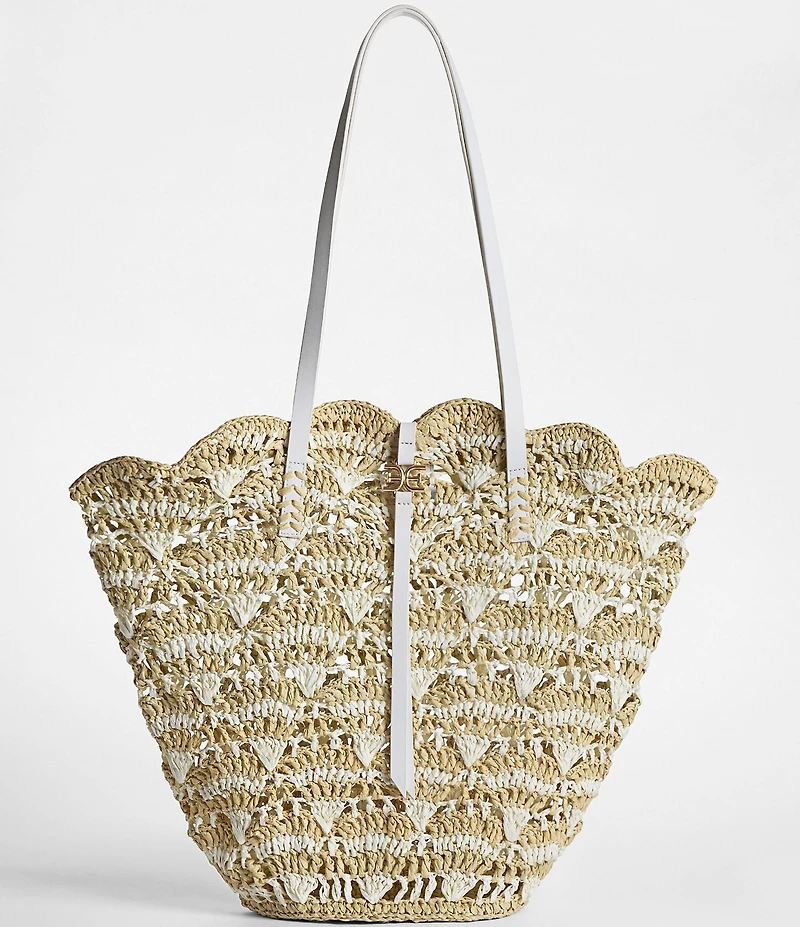 Sam Edelman Laylah Raffia Woven Tote Bag