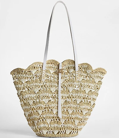 Sam Edelman Laylah Raffia Woven Tote Bag