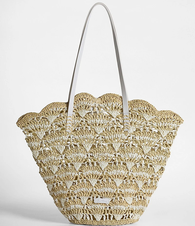 Sam Edelman Laylah Raffia Woven Tote Bag