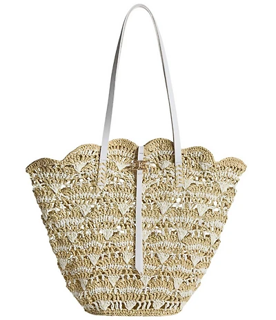 Sam Edelman Laylah Raffia Woven Tote Bag