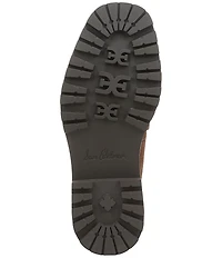 Sam Edelman Lea Suede Bit Buckle Lug Sole Loafers