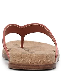 Sam Edelman Lila Basket Weave Raffia Thong Sandals