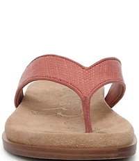 Sam Edelman Lila Basket Weave Raffia Thong Sandals