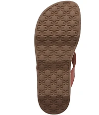 Sam Edelman Lila Basket Weave Raffia Thong Sandals