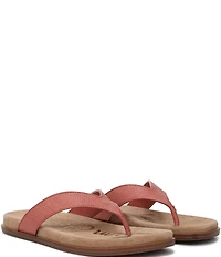 Sam Edelman Lila Basket Weave Raffia Thong Sandals
