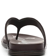 Sam Edelman Lila Leather Croco Pint Flip Flops