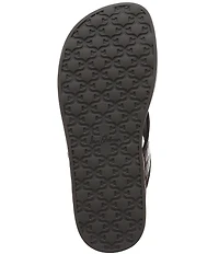 Sam Edelman Lila Leather Croco Pint Flip Flops