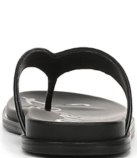 Sam Edelman Lila Leather Croco Pint Flip Flops