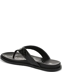 Sam Edelman Lila Leather Croco Pint Flip Flops