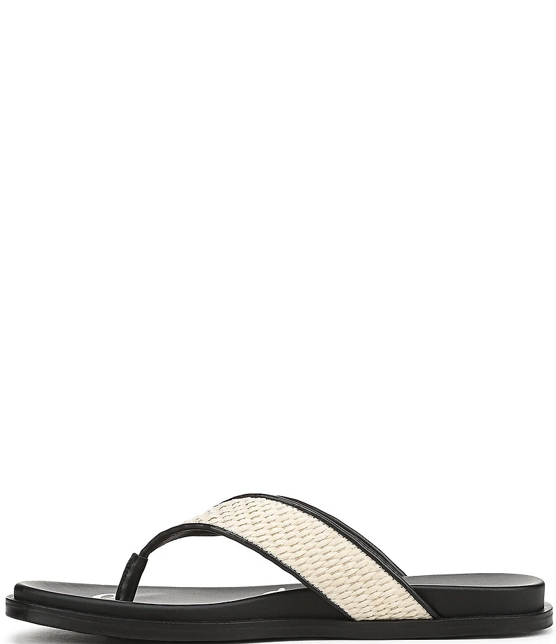 Sam Edelman Lila Raffia Thong Flip Flops