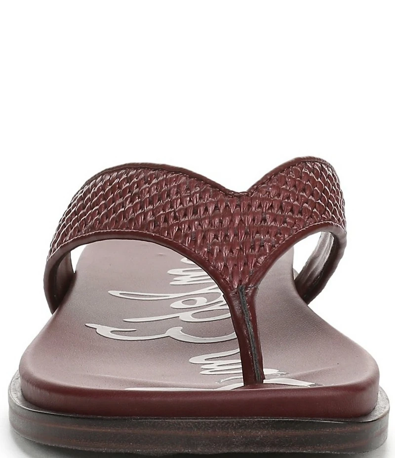 Sam Edelman Lila Raffia Thong Flip Flops