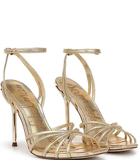 Sam Edelman Lili Leather Ankle Strap Stiletto Dress Sandals