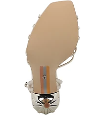 Sam Edelman Lili Leather Ankle Strap Stiletto Dress Sandals