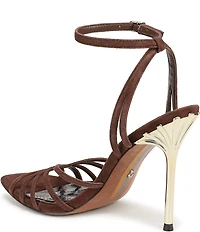 Sam Edelman Lili Suede Ankle Strap Stiletto Dress Sandals