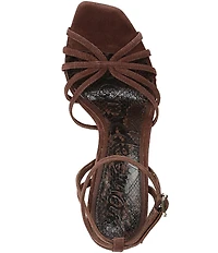 Sam Edelman Lili Suede Ankle Strap Stiletto Dress Sandals