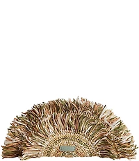 Sam Edelman Lily Raffia Woven Clutch Bag