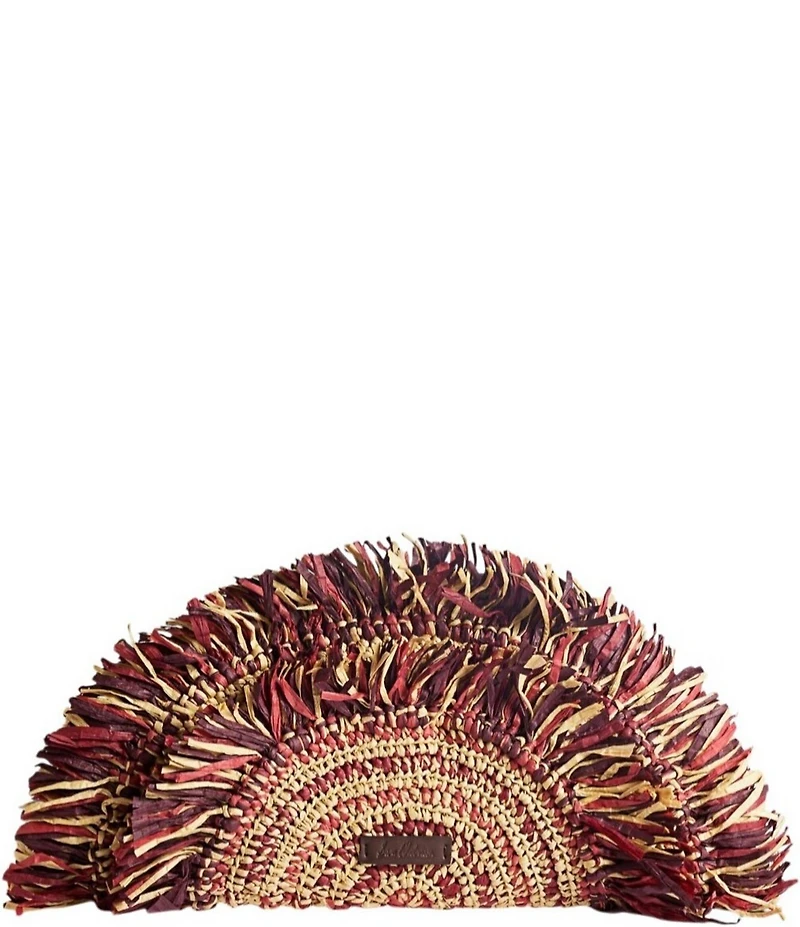 Sam Edelman Lily Raffia Woven Clutch Bag