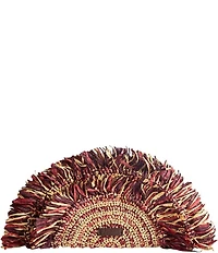 Sam Edelman Lily Raffia Woven Clutch Bag