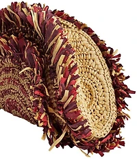 Sam Edelman Lily Raffia Woven Clutch Bag