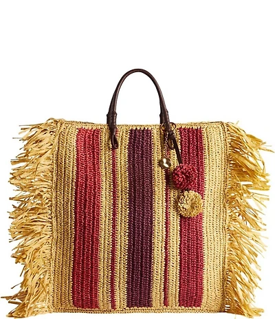 Sam Edelman Lily Raffia Woven Tote Bag