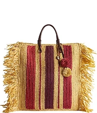 Sam Edelman Lily Raffia Woven Tote Bag