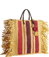 Sam Edelman Lily Raffia Woven Tote Bag