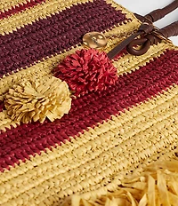 Sam Edelman Lily Raffia Woven Tote Bag