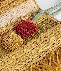 Sam Edelman Lily Raffia Woven Tote Bag