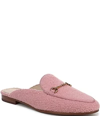 Sam Edelman Linnie Boucle Fabric Bit Buckle Loafer Mules