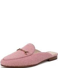 Sam Edelman Linnie Boucle Fabric Bit Buckle Loafer Mules