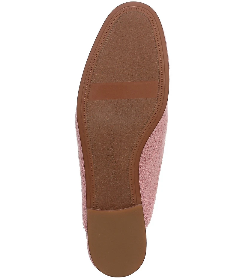 Sam Edelman Linnie Boucle Fabric Bit Buckle Loafer Mules