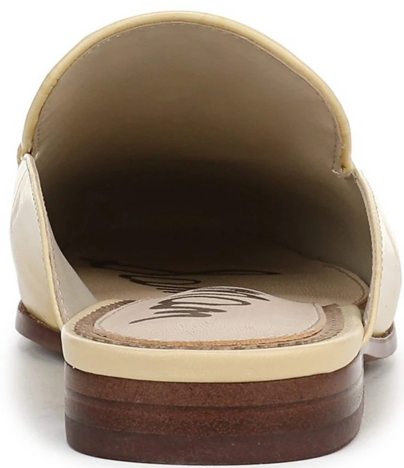 Sam Edelman Linnie Embossed Leather Bit Buckle Loafer Mules